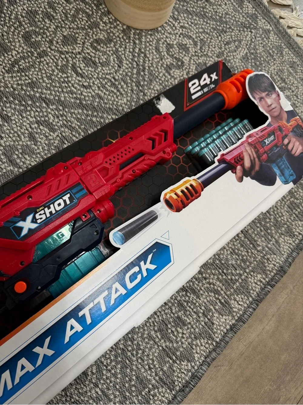 New Zuru X-Shot Max Attack Foam Dart Gun